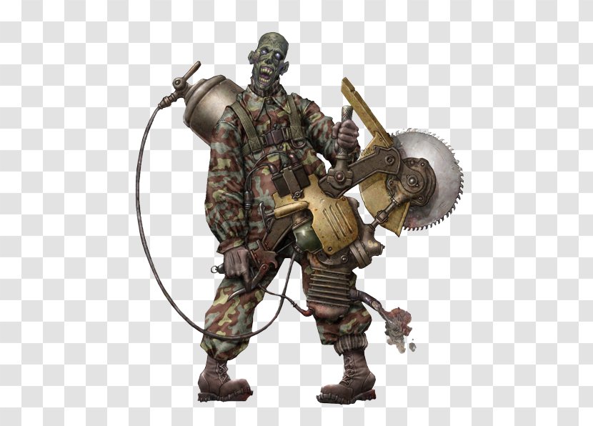 Dust Zombie Drawing Art Character - Action Figure - Grenadier Transparent PNG