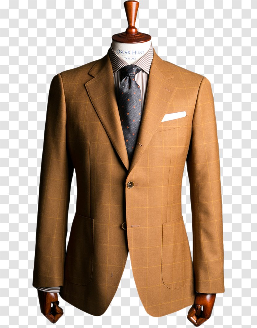 Blazer Sport Coat Oscar Hunt Tailor Jacket - Formal Wear Transparent PNG