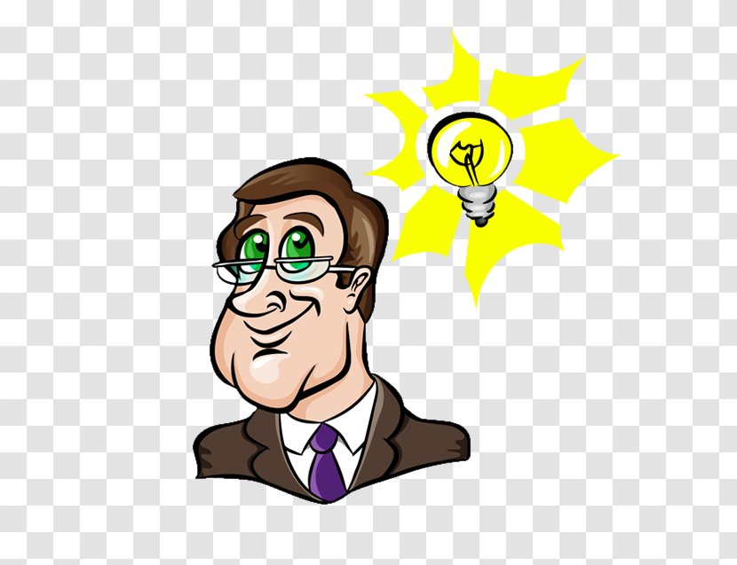Thought Idea Clip Art - Facial Expression - Creative Thinking People Transparent PNG