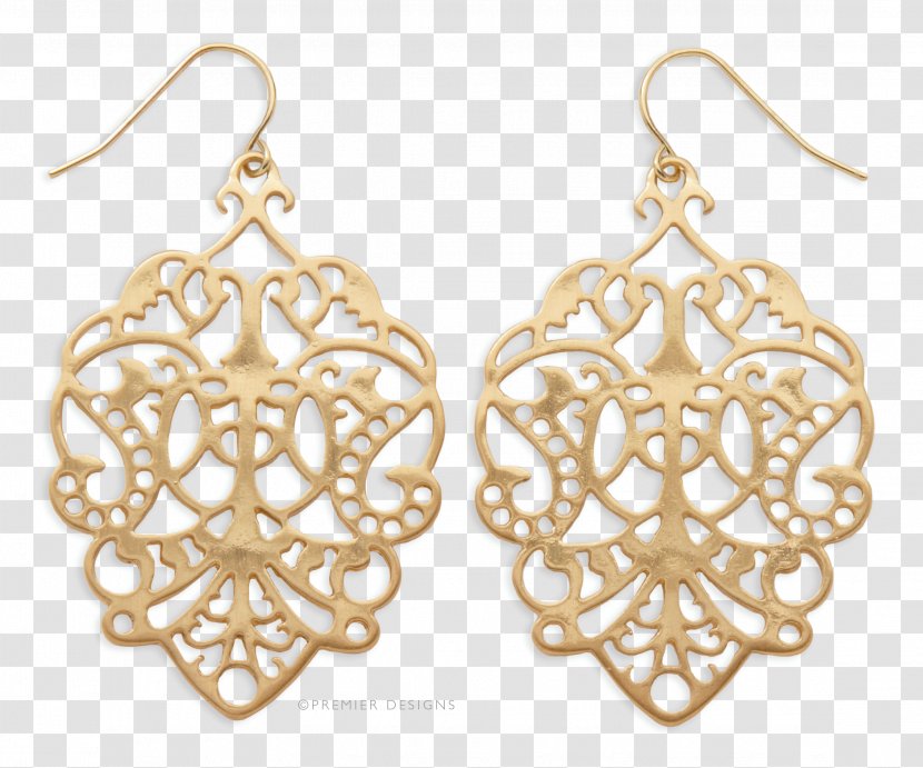Earring Darcy Gold Bracelet Jewellery - Earrings Transparent PNG