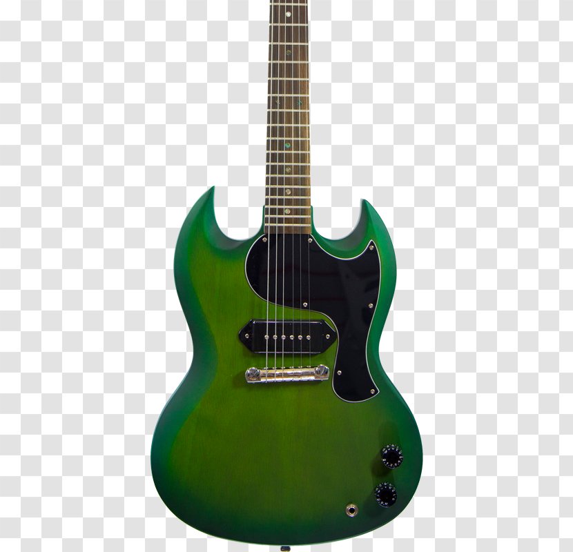 Electric Guitar Gibson SG Junior Glasgow Bass Acoustic - Cartoon Transparent PNG