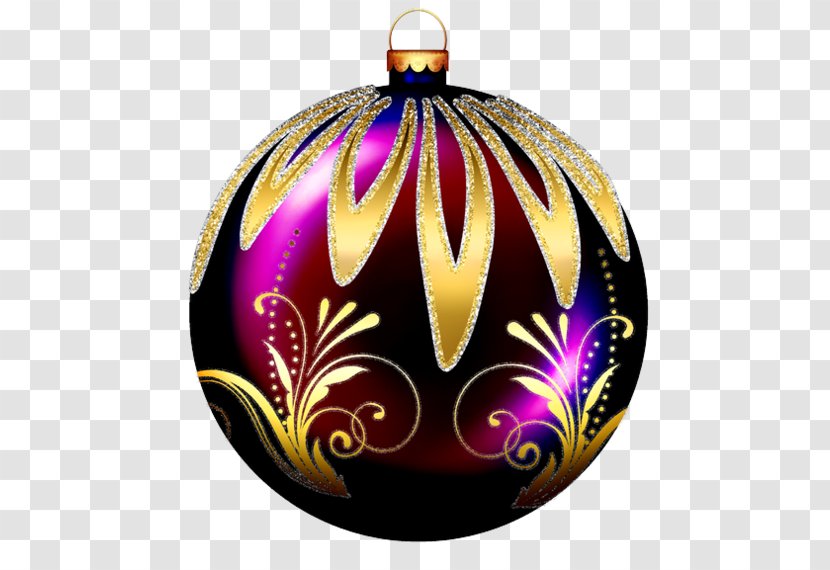Christmas Ornament Ball New Year Clip Art - Magenta Transparent PNG