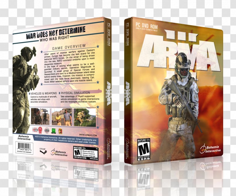 ARMA 3 Xbox 360 DayZ PC Game Video - Arma - Open World Transparent PNG