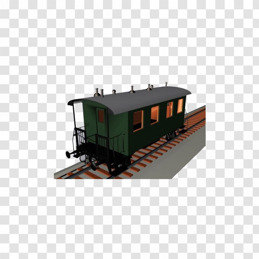 Train Railroad Car 3D Computer Graphics Modeling - House Transparent PNG