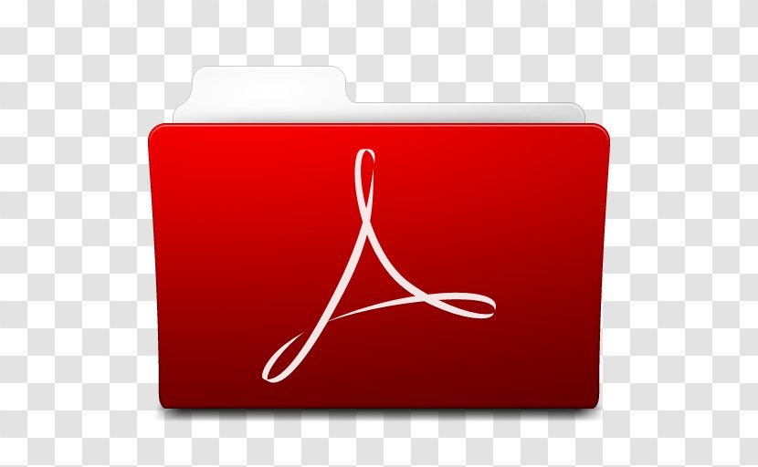 Adobe Acrobat Reader PDF Systems - Red Transparent PNG