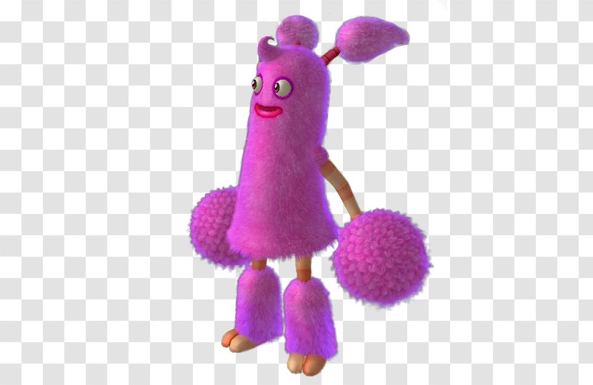 My PomPom Singing Monsters Pom-pom Stuffed Animals & Cuddly Toys Big Blue Bubble - Plush - Wiki Transparent PNG