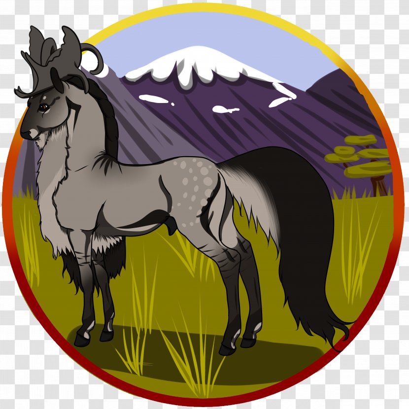 Mustang Stallion Halter Cartoon - Horse Tack Transparent PNG