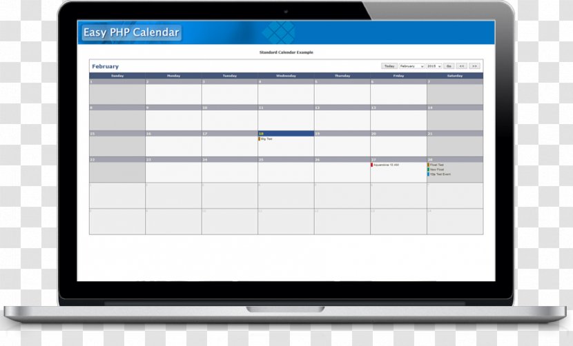 EasyPHP Calendar Computer Software Philips - Communication - Simple Transparent PNG
