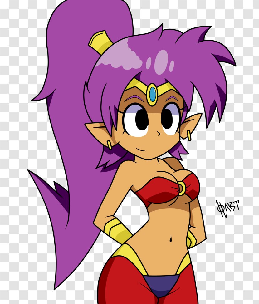 Illustration Shantae DeviantArt Clip Art - Watercolor Transparent PNG