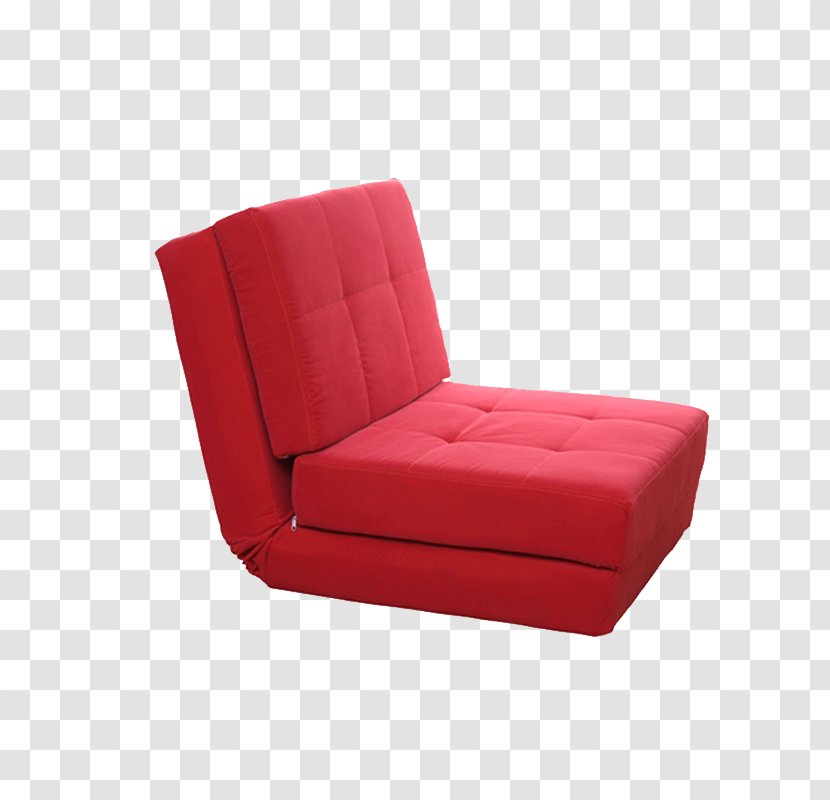 Sofa Bed Car Comfort Chair - Red Transparent PNG