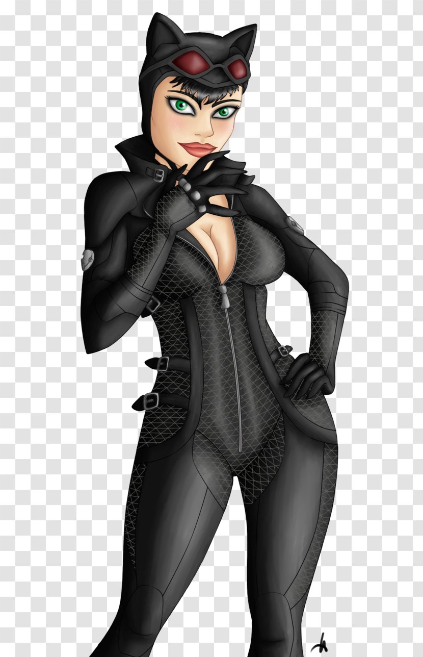 Catwoman DC Super Hero Girls Cartoon Fan Art - Character Transparent PNG