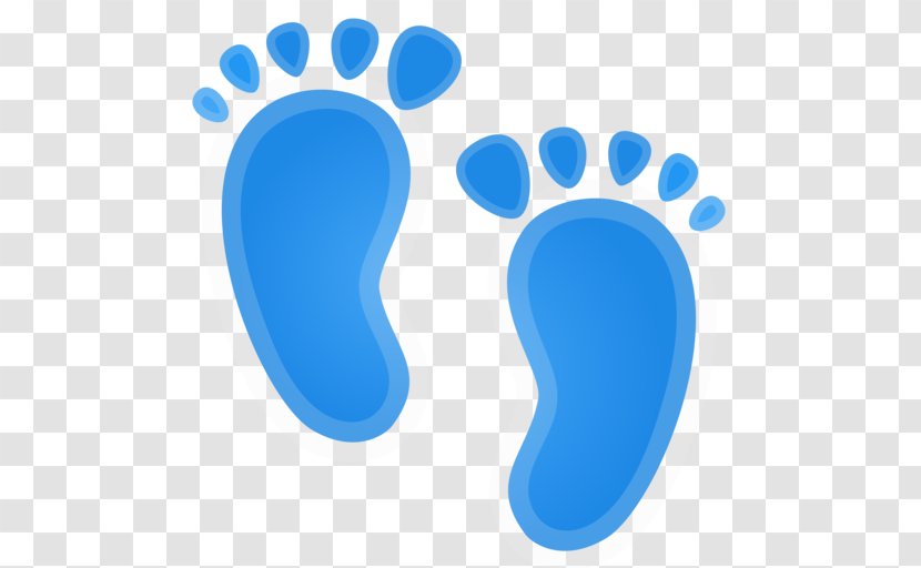 Footprint - Digital Image - Blue Transparent PNG