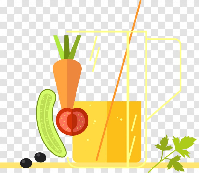 Vegetable Juice Fruit - Diet - Vector Fresh Transparent PNG