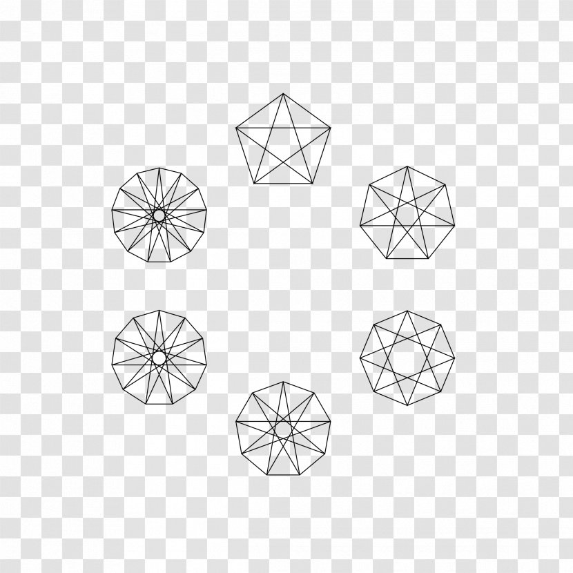 Sacred Geometry Shape Line Symbol Transparent PNG