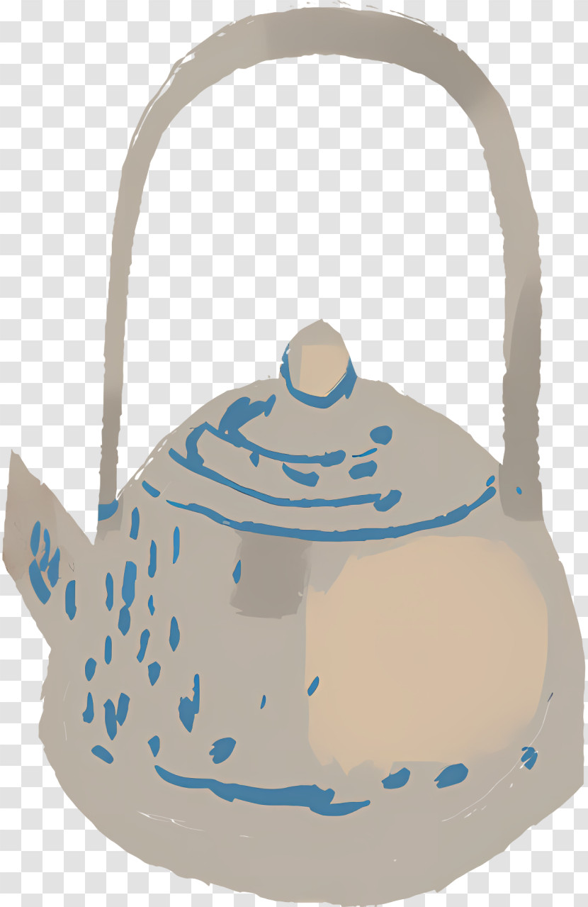 Kitchen - Artistic Teapot Illustration Transparent PNG