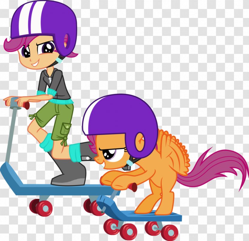 Pony Twilight Sparkle Scootaloo Rainbow Dash Pinkie Pie - My Little Friendship Is Magic Fandom - Skateboard Vector Transparent PNG