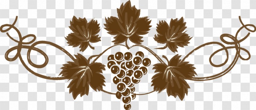 White Wine Red Rosxe9 - Grape Leaves Transparent PNG