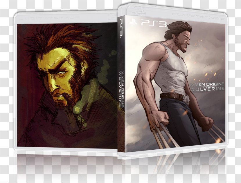 Poster Album Cover Muscle - Wolverine Logo Transparent PNG