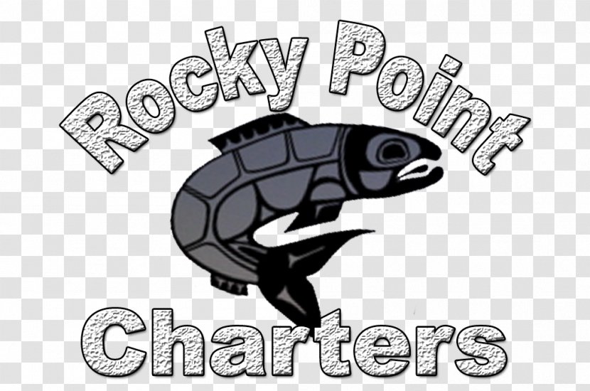 Rocky Point Charters Bamfield Fishing Logo Drawing Transparent PNG