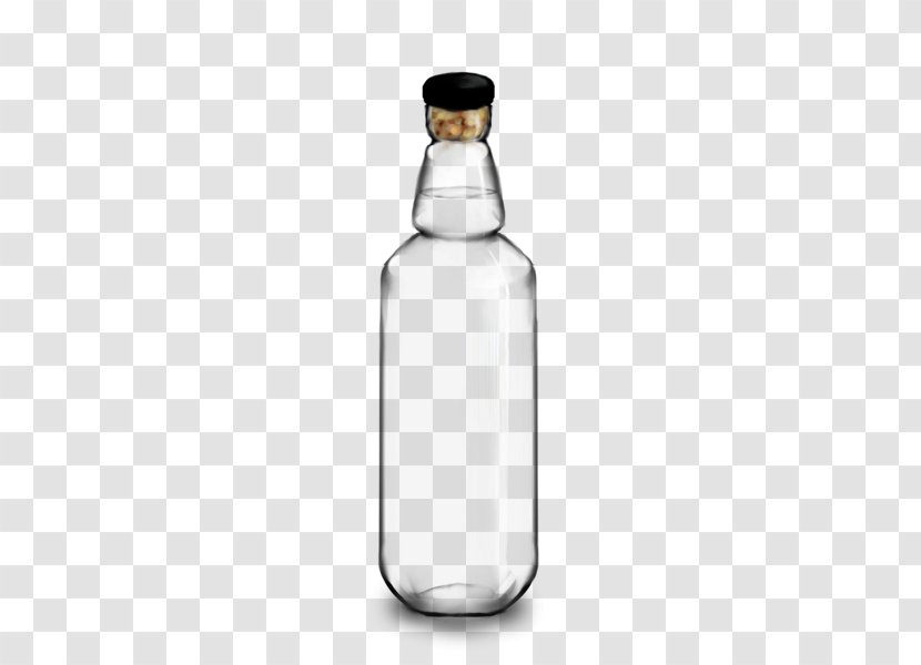 Water Bottles White Wine - Glass Bottle - Little Transparent PNG