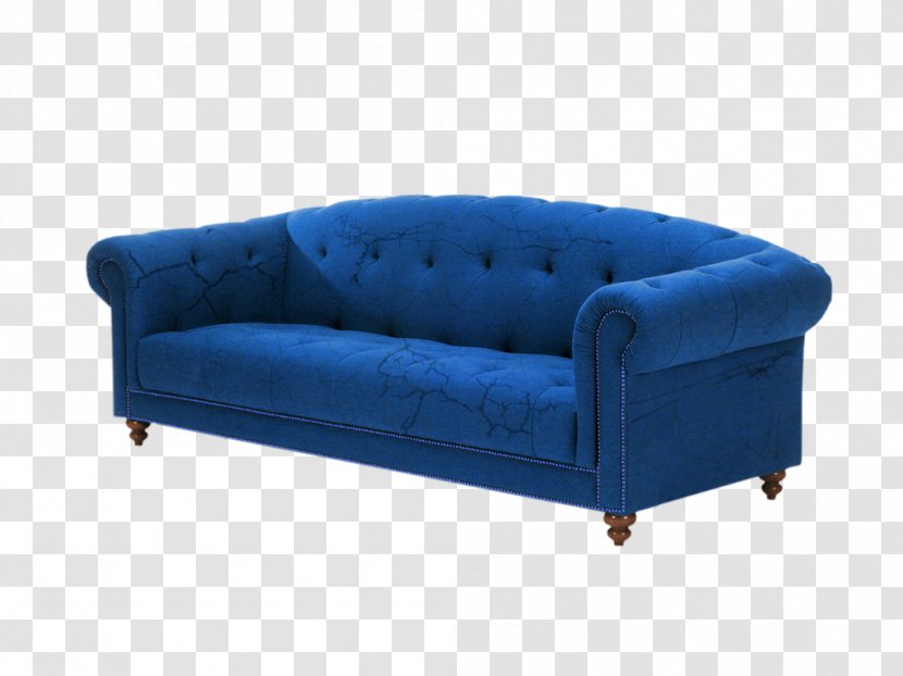 Sofa Bed Loveseat Couch Cobalt Blue - Furniture - Chaise Transparent PNG