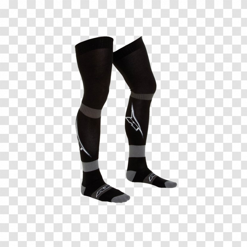 Sock Motocross Clothing Motorcycle Calf - Frame Transparent PNG