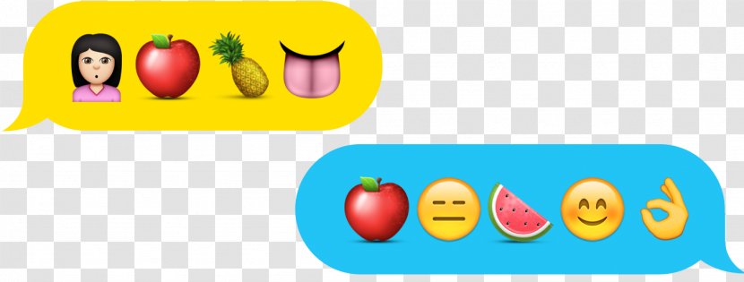 Smiley Line Text Messaging Clip Art - Fruit Transparent PNG