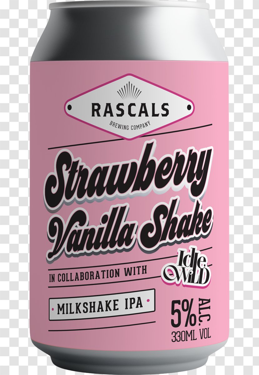Milkshake India Pale Ale Beer - Brewery - Strawberry Transparent PNG