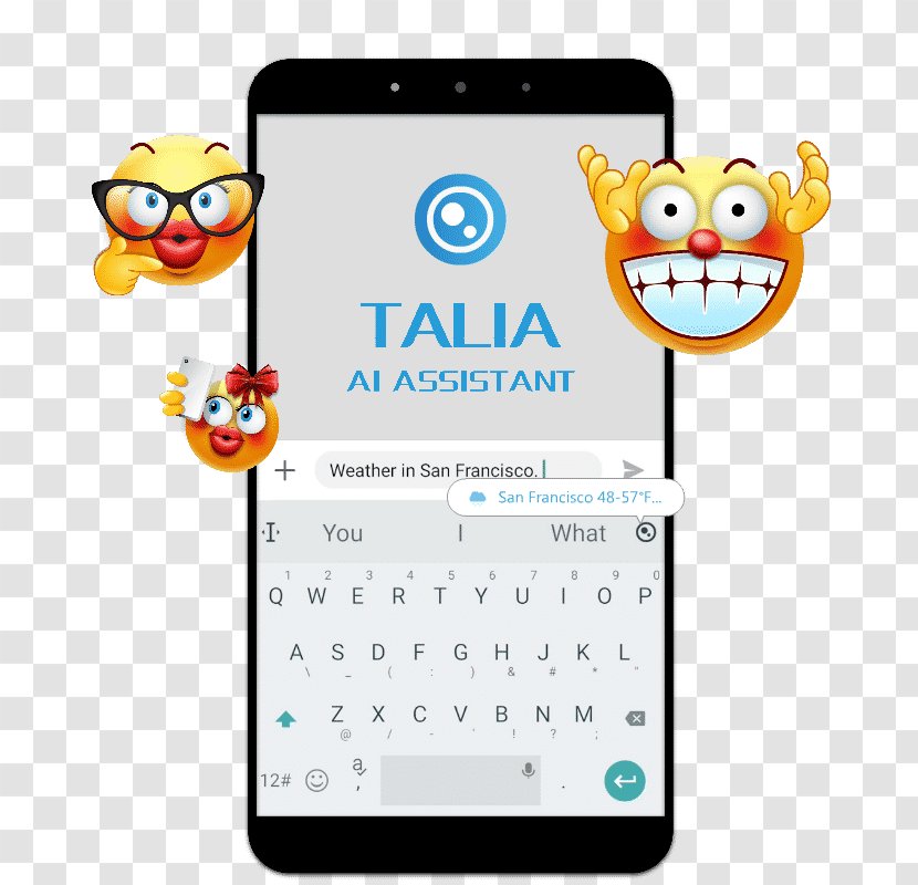 Computer Keyboard TouchPal Emoji Android - App Store Optimization Transparent PNG