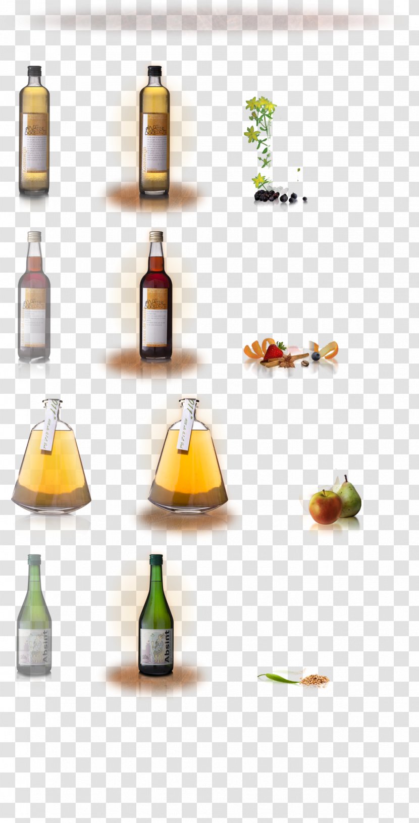 Glass Bottle Liqueur Wine - Drinkware Transparent PNG