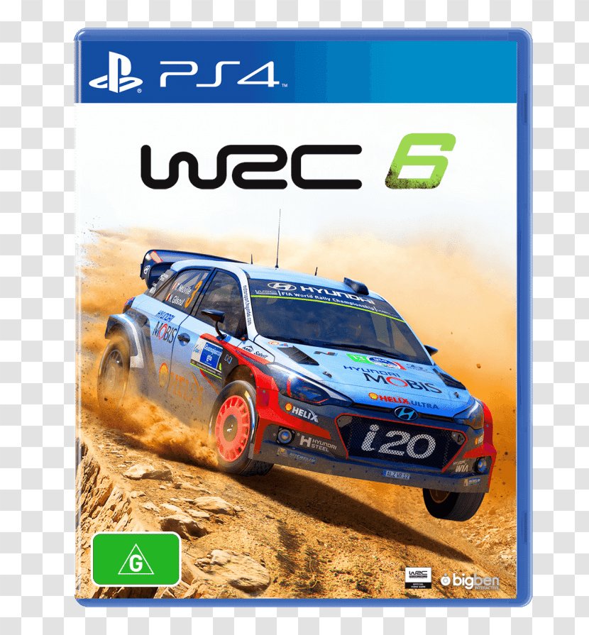 World Rally Championship 6 WRC 5 PlayStation 4 Video Game - Car - Sebastien Loeb Evo Transparent PNG