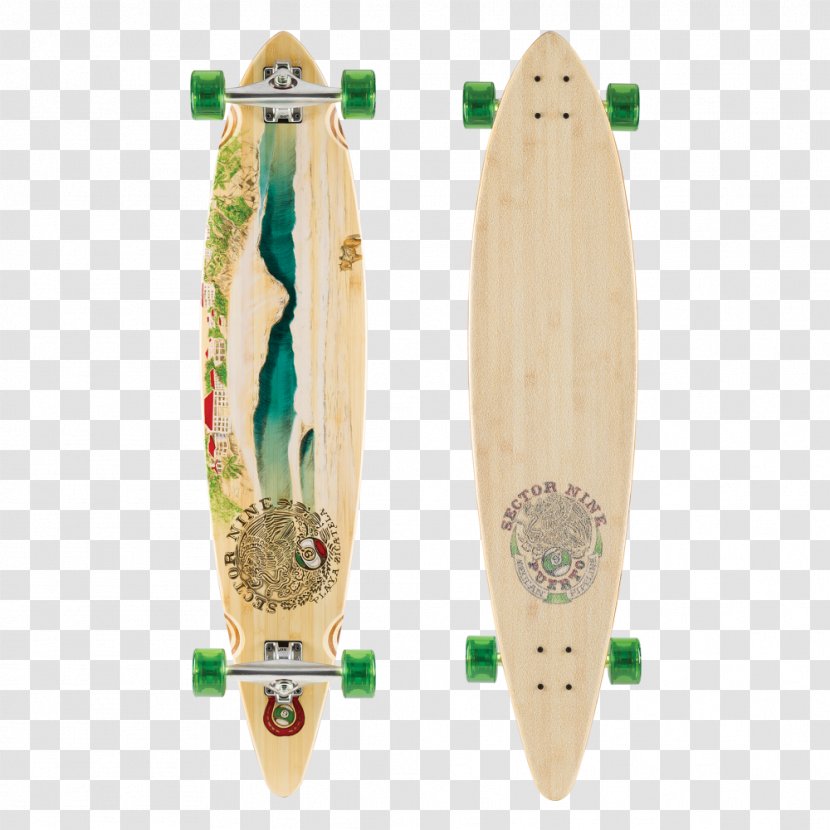 Longboarding Sector 9 Chamber Skateboard - Mini Daisy Transparent PNG