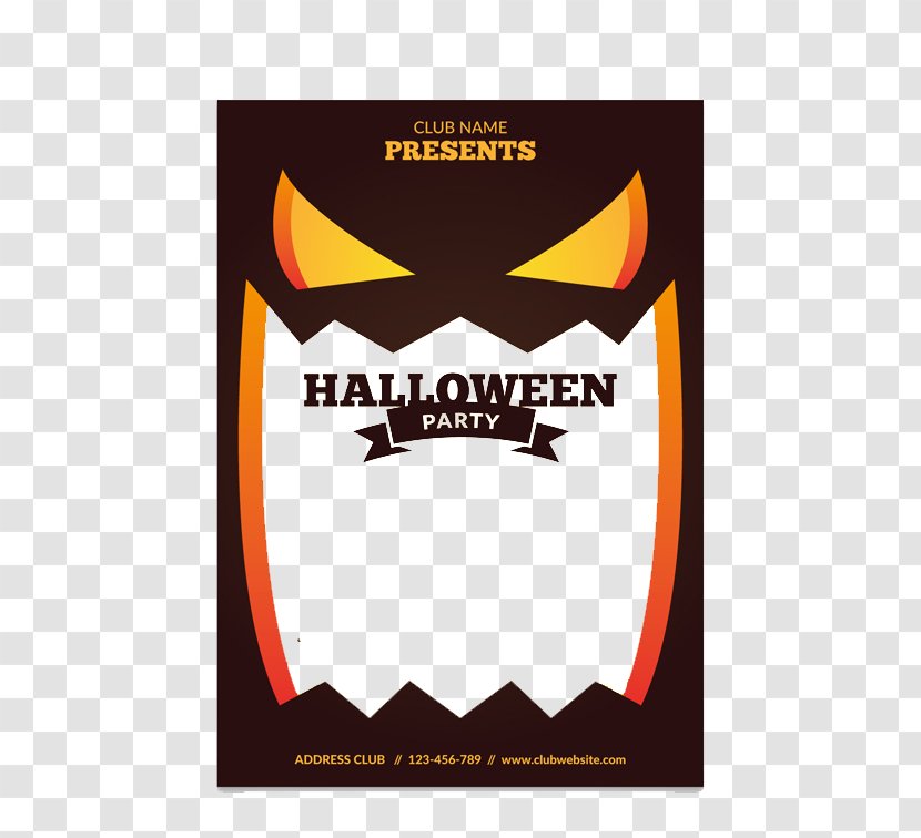 Halloween Party Flyer Poster - Pattern Transparent PNG