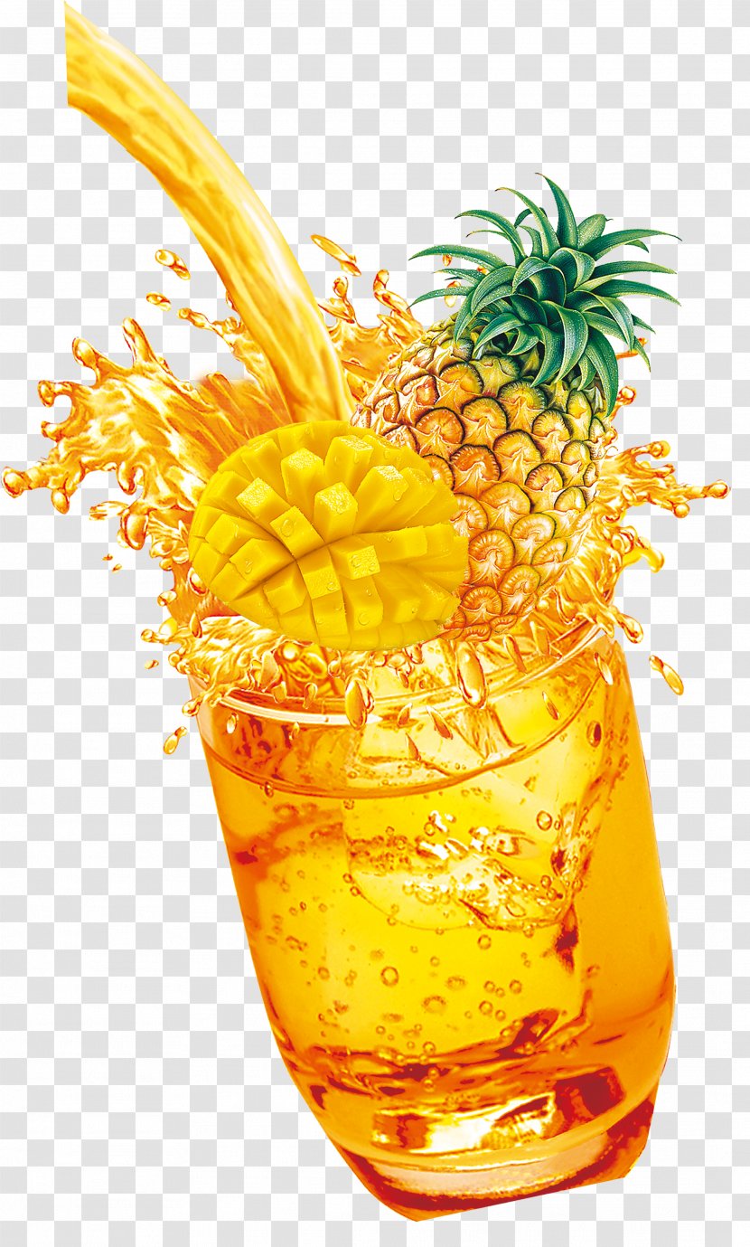 Pineapple Orange Juice Mai Tai - Ingredient Transparent PNG
