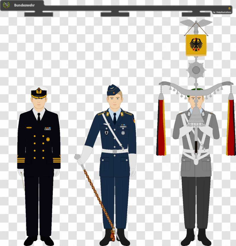 Military Uniform Army Officer Bundeswehr Dress - Rank Transparent PNG