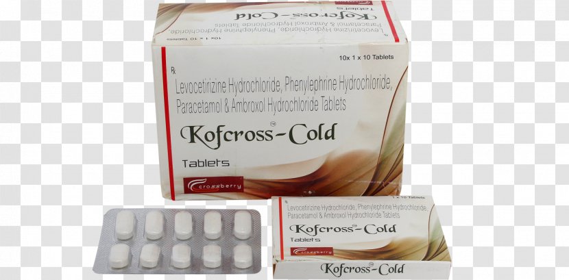 Common Cold Hydrochloride Levocetirizine Ambroxol Acetaminophen - Allergy - Anti Transparent PNG