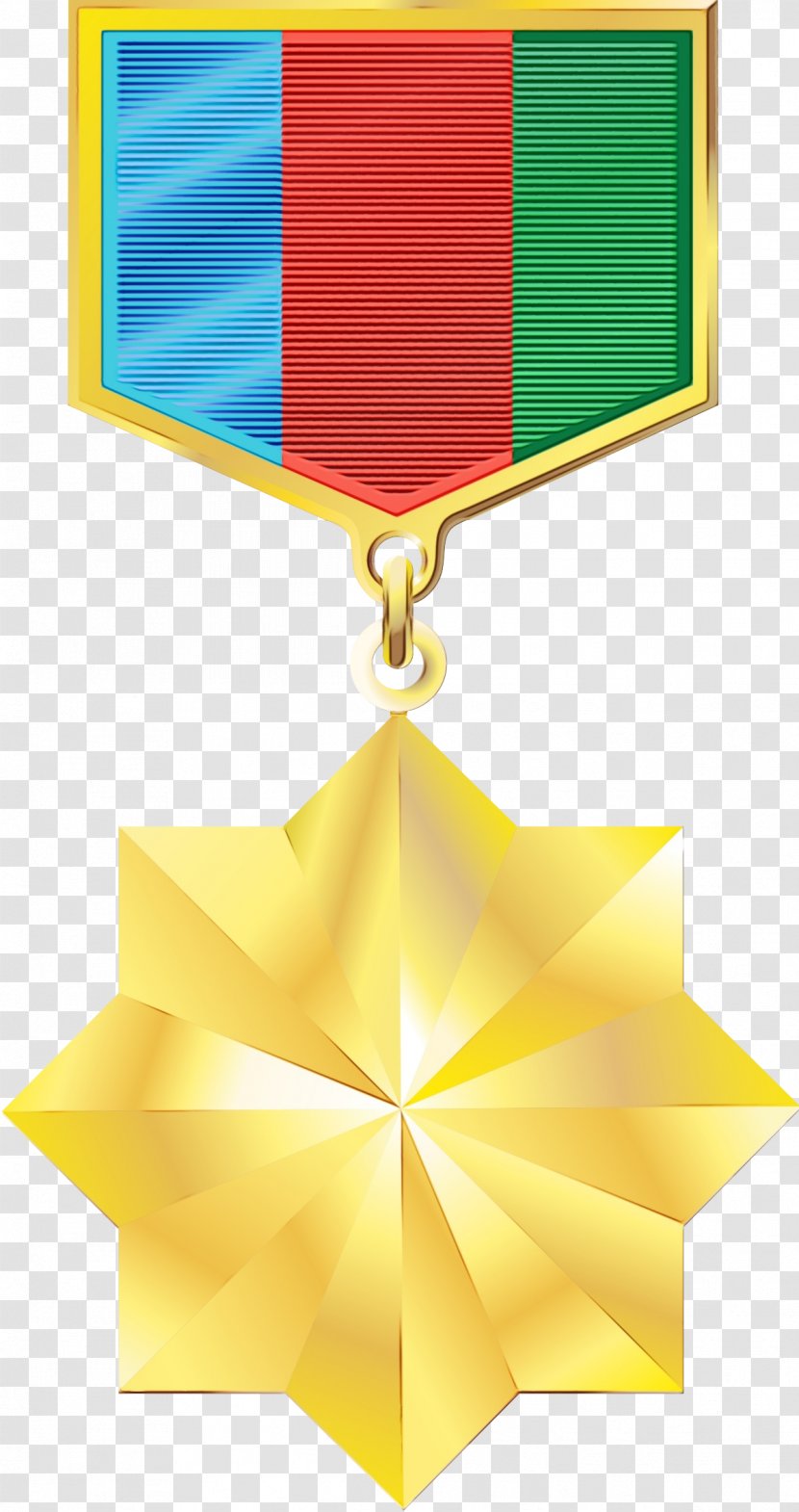 Azerbaijan Medal - Pendant - Yellow Transparent PNG