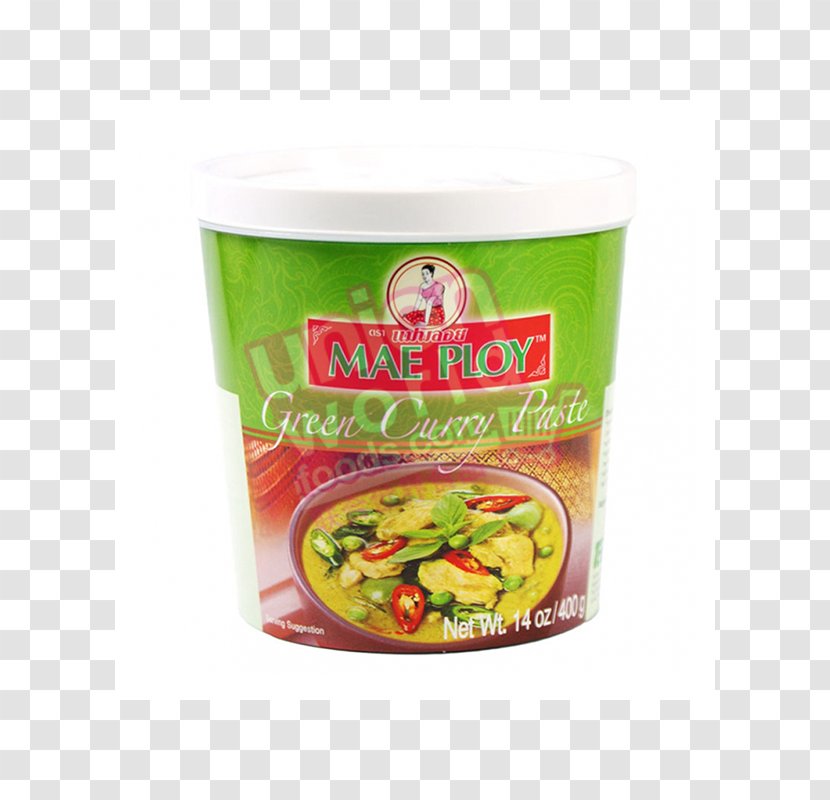 Green Curry Thai Cuisine Massaman Red Yellow - Vegetarian Food - Condiment Transparent PNG