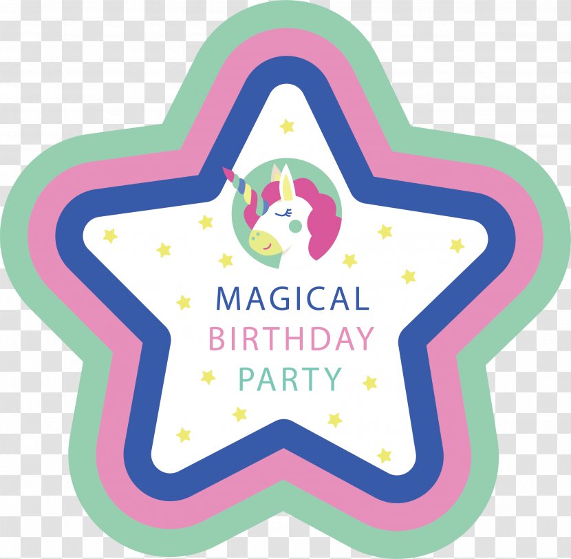 Euclidean Vector Star Photography Description - Pentagram Birthday Poster Transparent PNG