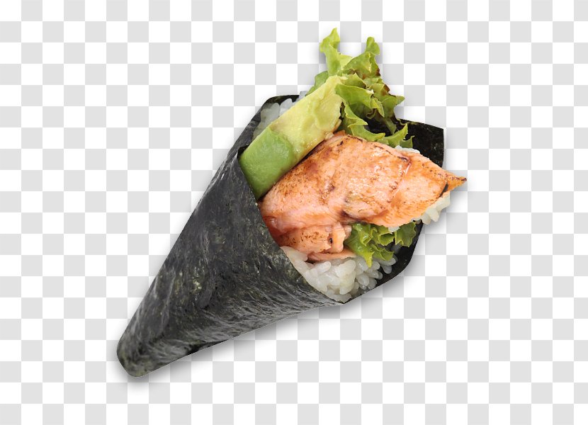 Sushi California Roll Japanese Cuisine Smoked Salmon Tempura - Avocado - SALMON Transparent PNG