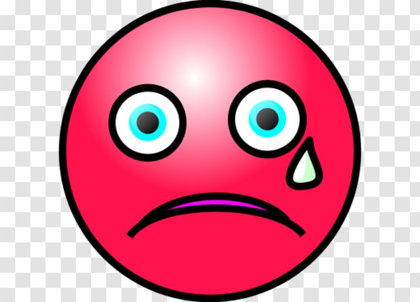 Smiley Crying Emoticon Clip Art - Nose - Face Transparent PNG