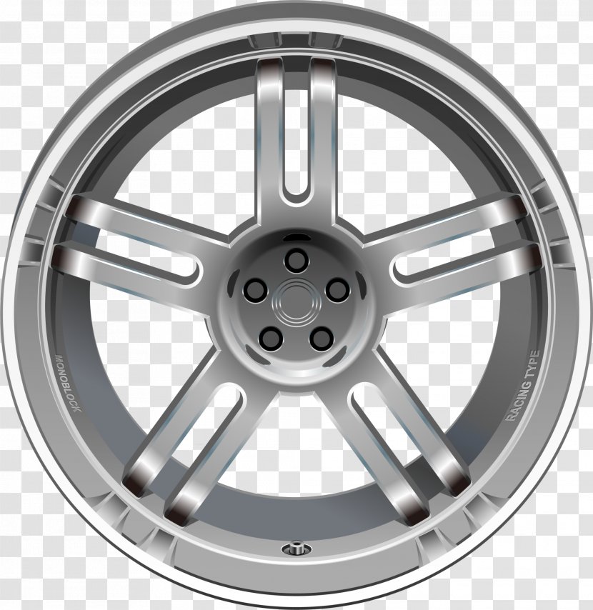 Car Cadillac De Ville Series Rim Tire Wheel - Hardware - Silver Mechanical Transparent PNG