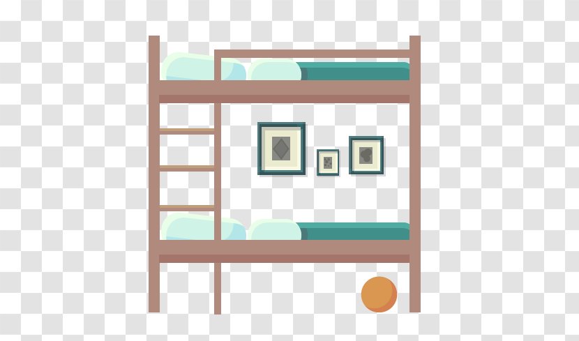 Bedroom - Picture Frame - Bunk Beds Transparent PNG