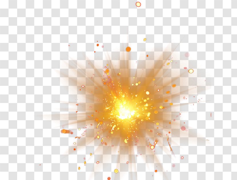 Light Computer File - Hibana - Gold Explosion Transparent PNG