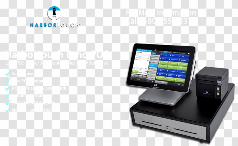 Point Of Sale Cash Register Merchant Account Business Services - Output Device Transparent PNG