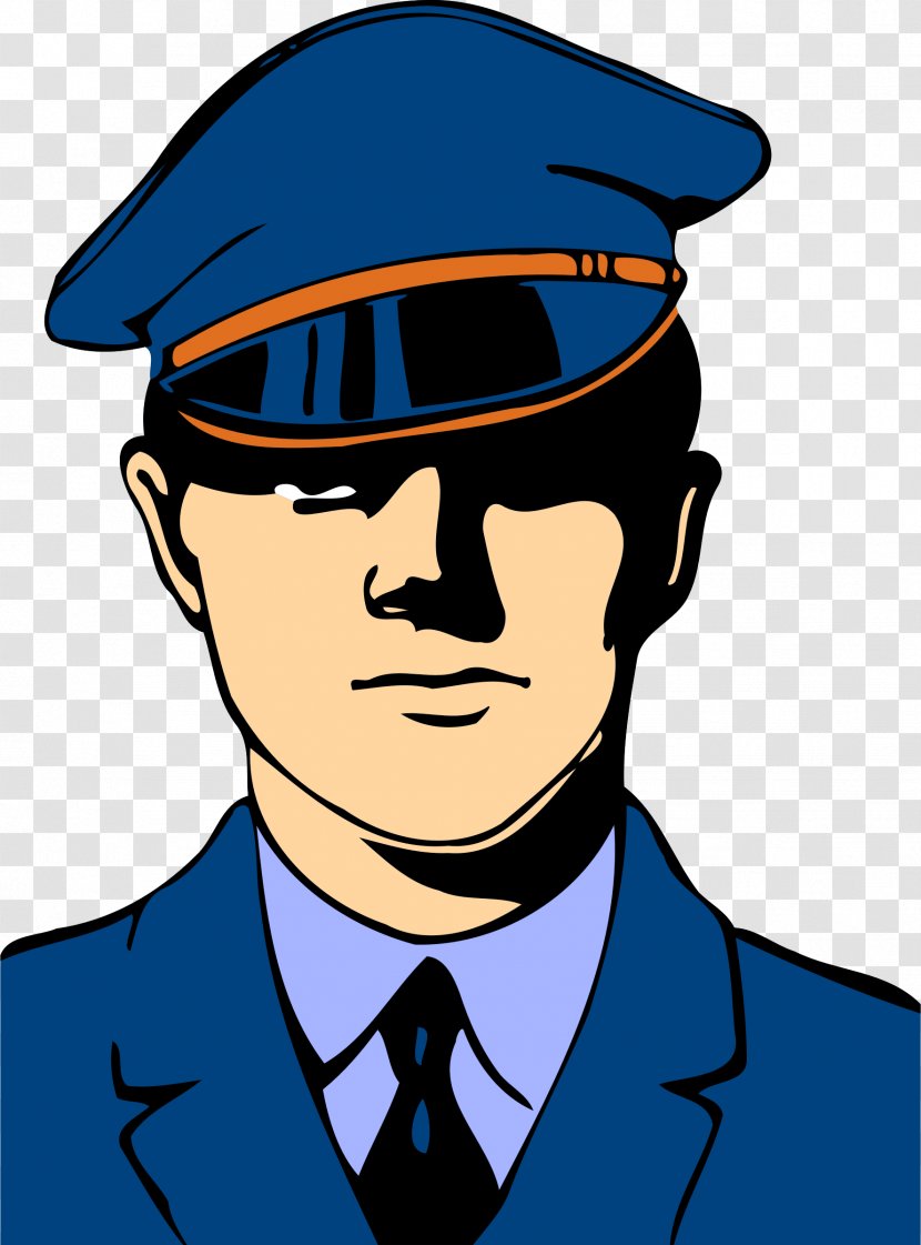 Clip Art - Headgear - Policeman Transparent PNG