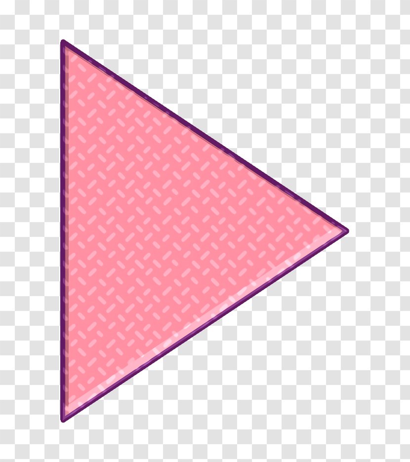 Right Icon Triangle - Paper Transparent PNG