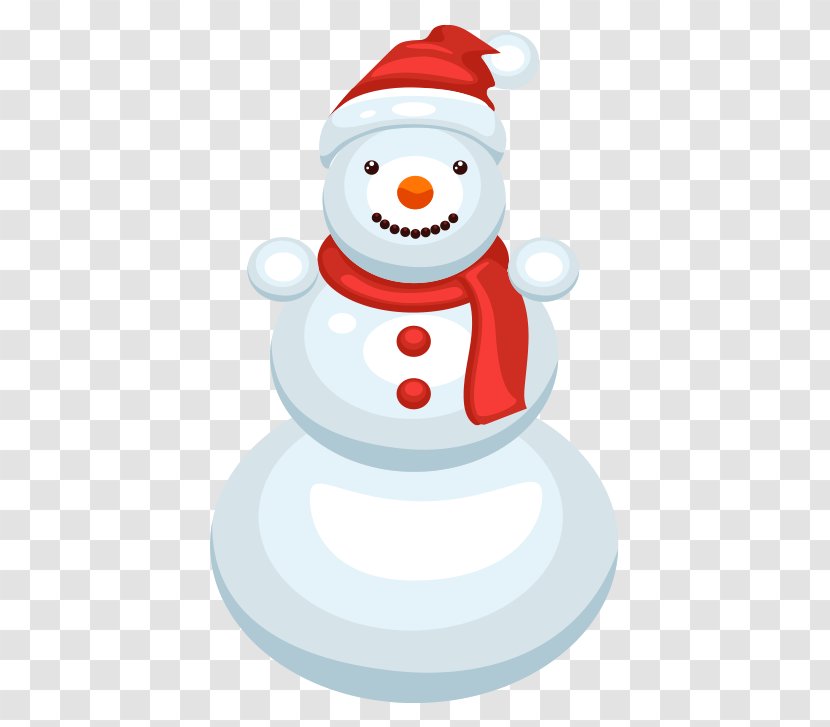 Santa Claus Snowman Christmas - Decoration - Red Hat Transparent PNG