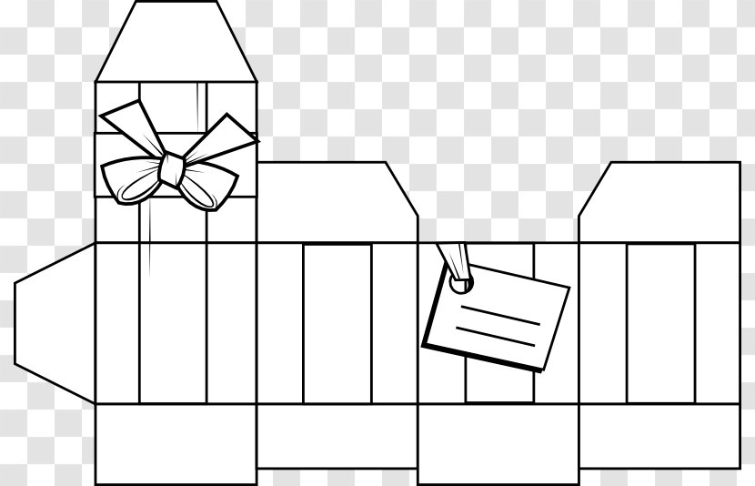 Paper Drawing Box Gift - Wrapping Transparent PNG