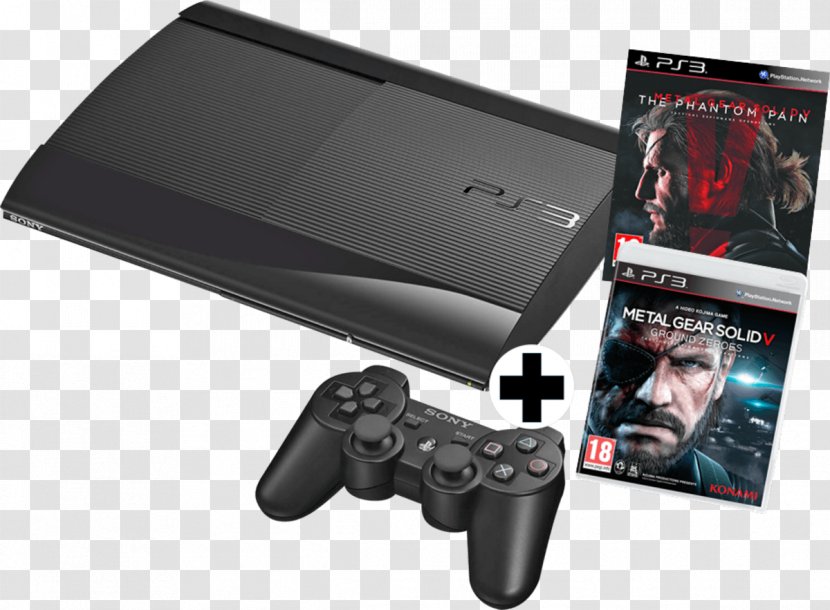 Sony PlayStation 3 Super Slim Video Game Consoles Portable Accessory - Console - Metal Gear Solid V The Phantom Pain Transparent PNG
